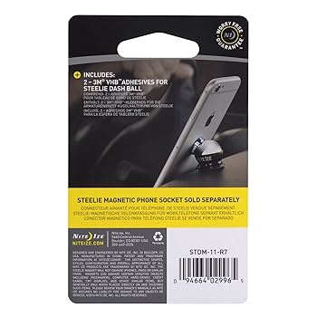 Amazon.com: Nite Ize Steelie Dash Ball Component Kit